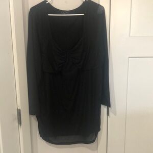 Simply Be Size 22. Poly cotton blend, sheer top. This top is lined